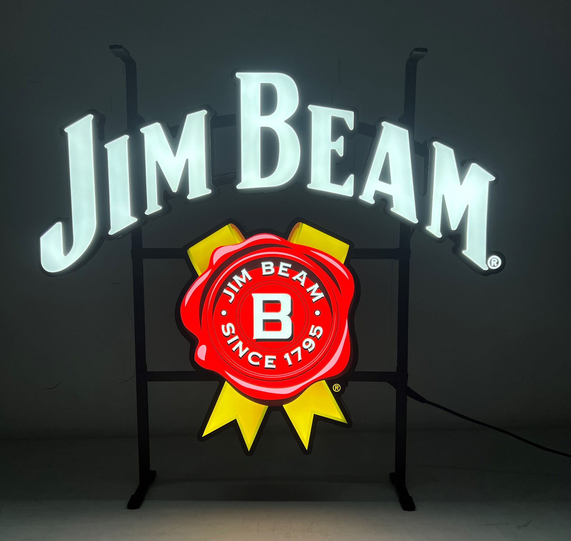 Jim Beam illuminated sign prototype